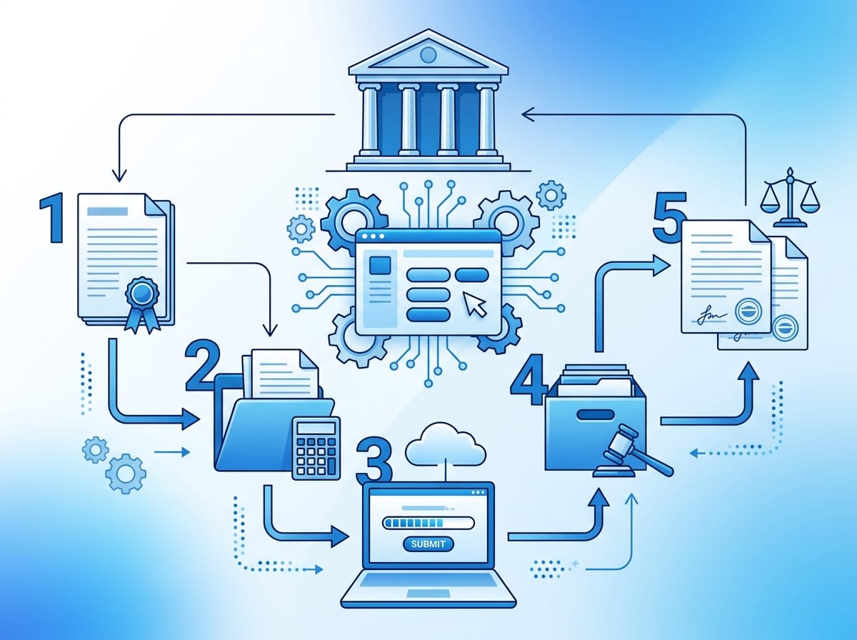 Пошаговая схема подачи документов на взыскание алиментов через суд и Госуслуги