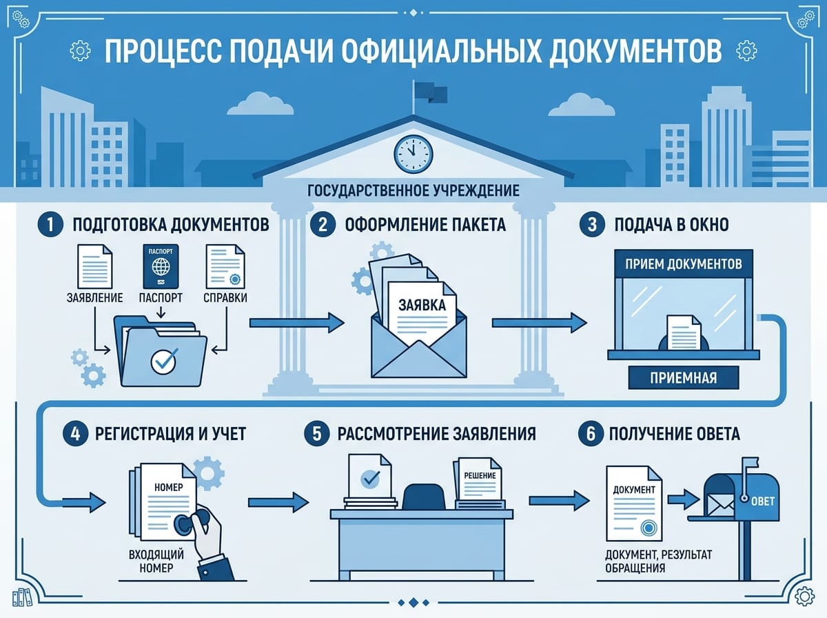 Схема процедуры подачи заявления о выкупе земельного участка