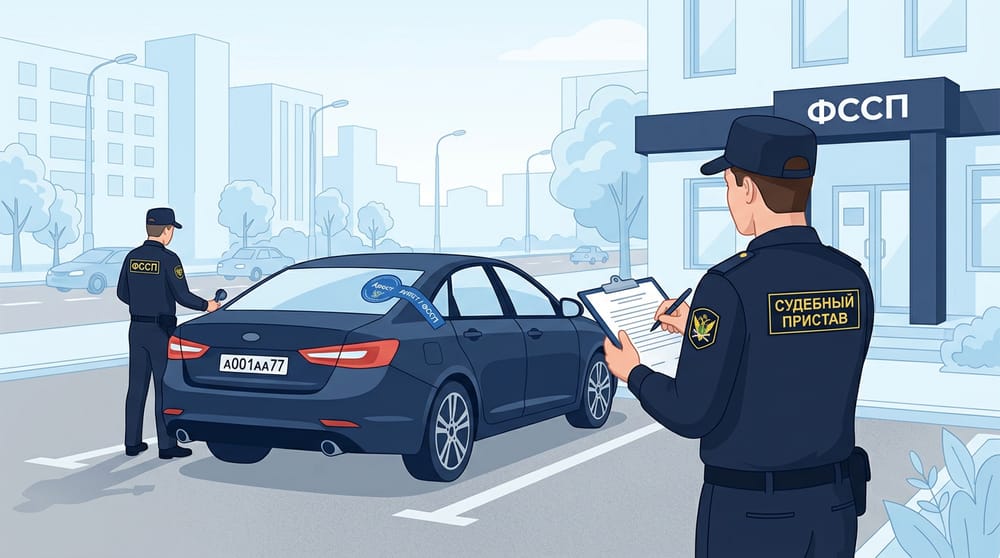 Арест автомобиля судебными приставами: как осуществляется, какие основания и защита прав в 2026 году
